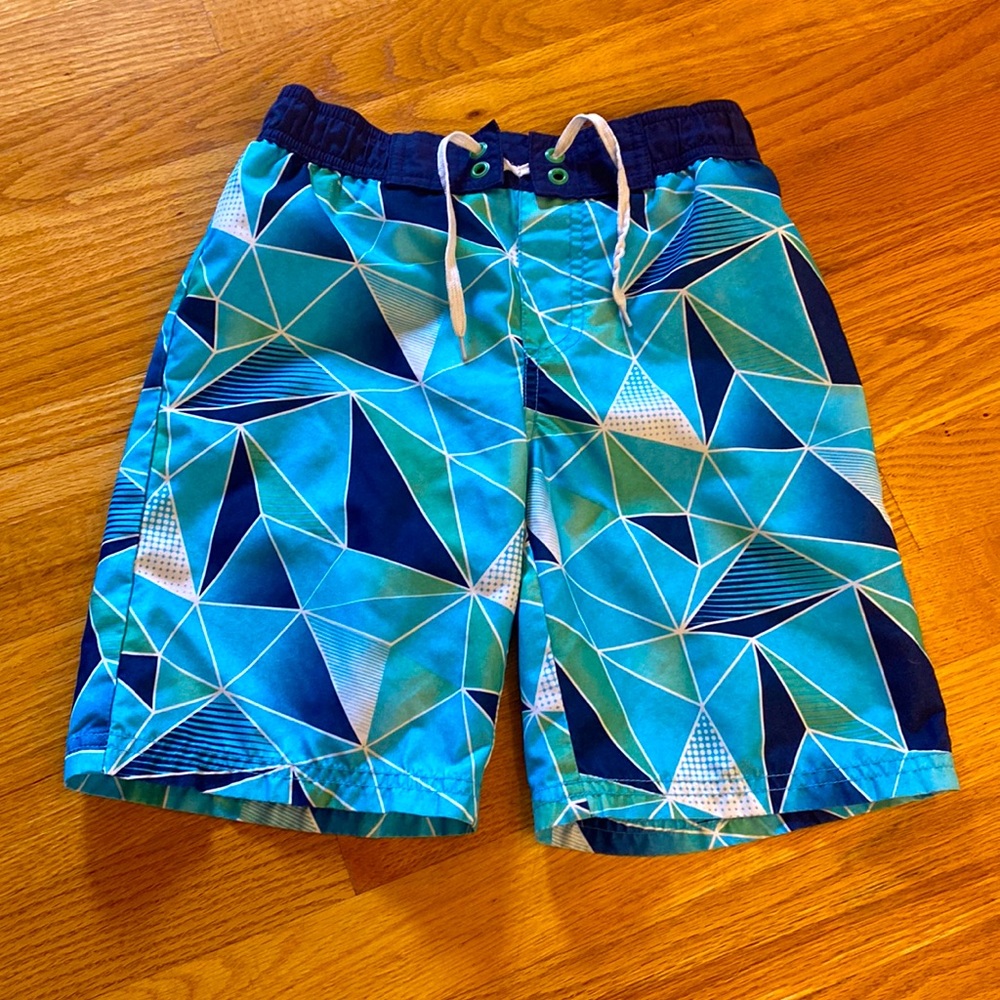 Geometric Print Bathing Suit